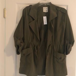 PACSUN LA HEARTS Military Green Jacket